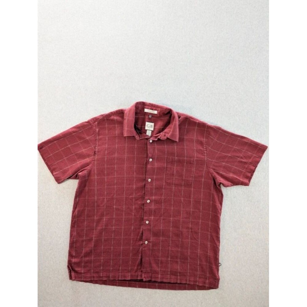 Geoffrey Beene Button Down XL Men's Short Sleeve Shirt
